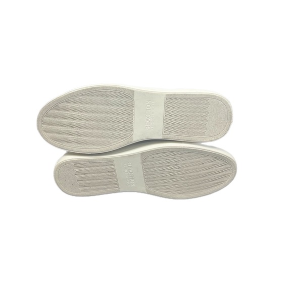 Kenneth Cole Reaction NY Kam All White Low Top Sneakers Shoes Women's Size 10 - Picture 4 of 9